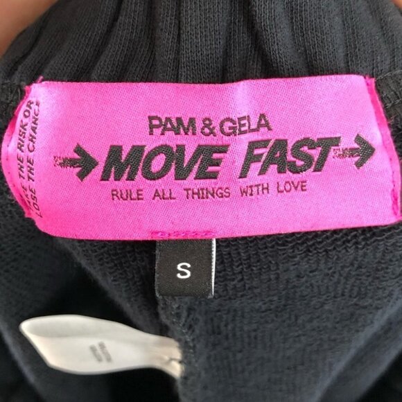 PAM & Gela Jogger Sweatpants Limited Edition Move Fast / On the Move Size Small - Picture 6 of 8